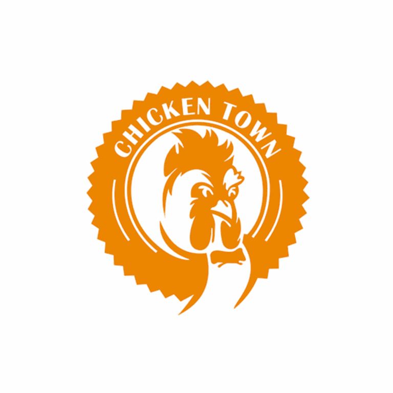 Logo Chicken Town PNG